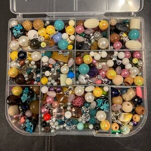 Craft Beads, VEGAN BEAD SALAD - NO DAIRY, Jewelry Supplies, loose bulk beads
